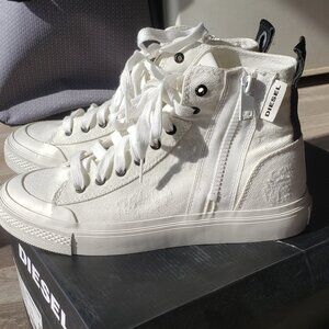 Diesel Mid Top Zip Up Sneakers US8.5